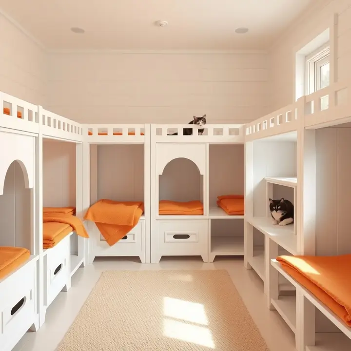 Gambar contoh bilik hotel kucing